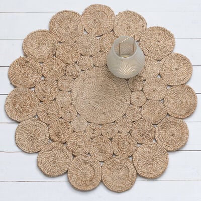 Fanni K Pyörre juuttimatto 133 cm luonnonväri